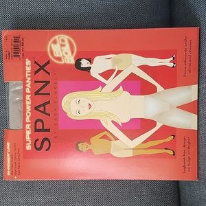 NWT Spanx Super Power Panties Tummy Control Hoses Sz A Nude